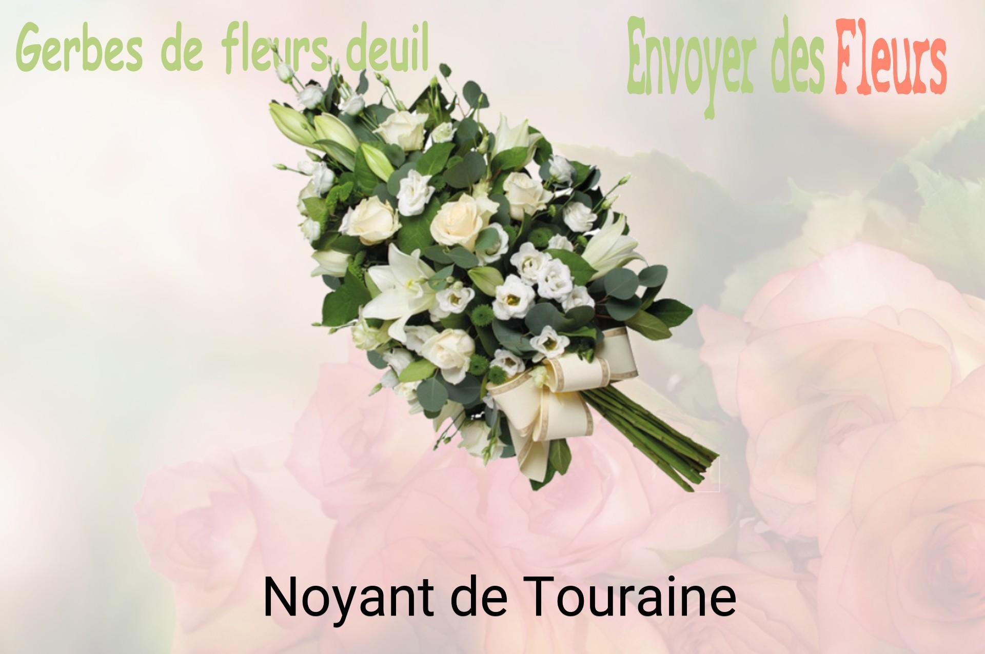 Gerbe de fleurs de deuil livrée à Noyant-de-Touraine